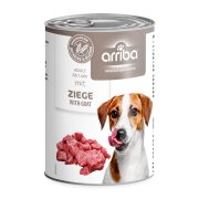 arriba Hundenassfutter mit Ziege