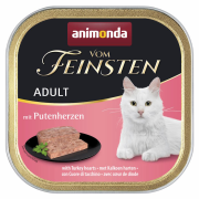 animonda Vom Feinsten Adult Putenherzen 100g Schale