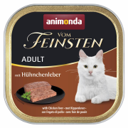 animonda Vom Feinsten Adult Hühnerleber 100g Schale