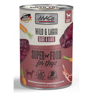 MACs Dog Super Food Wild und Lamm 400g