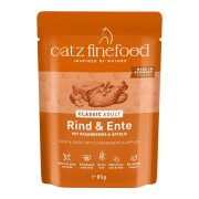 catz finefood CLASSIC Adult Rind & Ente 85g