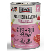 MACs Dog Super Food Kopffleisch und Karotten  400g