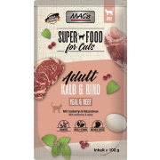 Mac`s Cat Super Food Kalb und Rind 100g Pouchbeutel