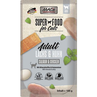 Mac`s Cat Super Food Lachs und Hühnchen 100g Pouchbeutel