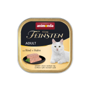 animonda Vom Feinsten Adult Rind und Huhn 100g Schale