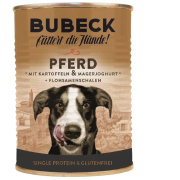 Bubeck Hundenassfutter Pferdefleisch mit Kartoffel  400g