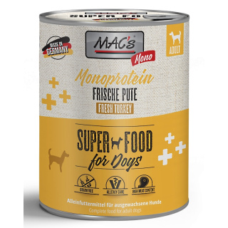 MACs Dog Super Food Mono Sensitiv Pute 800g
