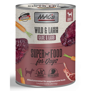 MACs Dog Super Food Wild und Lamm 800g