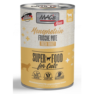 Mac’s Cat Super Food Mono Pute 400g