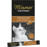 Miamor Cat Snack Leberwurst-Cream 6x15g
