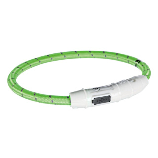 Trixie Flash Leuchtring 30cm mit USB grün