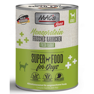 MACs Dog Super Food Mono Sensitiv Kaninchen 800g