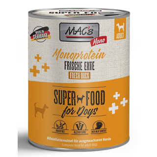 MACs Dog Super Food Mono Sensitiv Ente 800g