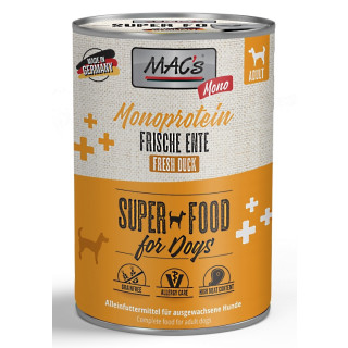 MACs Dog Super Food Mono Sensitiv Ente 400g