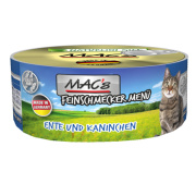 MACs Cat Feinschmecker Men&uuml; Ente + Kaninchen 6x100g