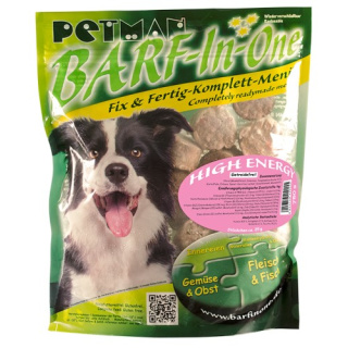 Petman Hunde-Frostfutter Barf in One High Energy 8x750g