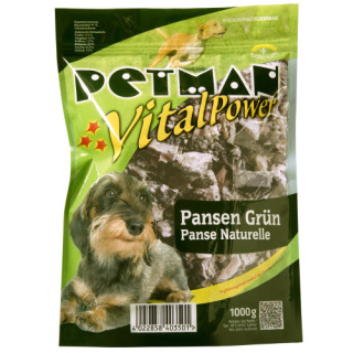 Petman Hunde-Frostfutter Pansen grün -wiederverschließbar 6x1000g