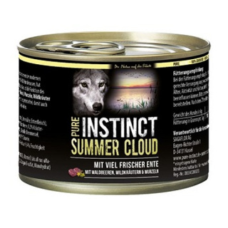 PURE INSTINCT Hundenassfutter Summer Cloud mit Ente 200g