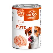 arriba Hundenassfutter Light mit frischer Pute 400g