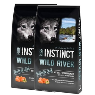 Schock´s PURE INSTINCT Wild River mit Lachs Protein Care 2x12kg