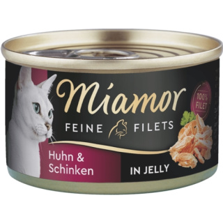 Miamor Feine Filets Huhn und Schinken in Gelee 100g