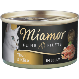Miamor Feine Filets Katzennassfutter Thunfisch und Käse 100g