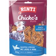 Rinti Chicko Snack Plus Lachs und Huhn 80g